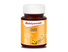 Baidyanath Turmeric Tablets with Natural Haldi Extract (60TB) Pack of 1 - Helps Boost Immunity, Blood Cleansing, Skin Problems, Strengthen Digestion
