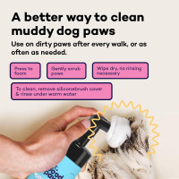 The Good Paws Muddy Buddy Paw Cleaner for Dogs & Cats, No Rinse Foaming Cleanser, Quick Dry, Lick Safe, Allergen Free, Protects & Moisturizes, Freshens & Softens, Oat Extract, 150 ml x 2 The Good Paws Muddy Buddy Paw Cleaner for Dogs & Cats, No Rinse Foaming Cleanser, Quick Dry, Lick Safe, Allergen Free, Protects & Moisturizes, Freshens & Softens, Oat Extract, 150 ml x 2