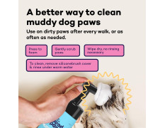 The Good Paws Muddy Buddy Paw Cleaner for Dogs & Cats, No Rinse Foaming Cleanser, Quick Dry, Lick Safe, Allergen Free, Protects & Moisturizes, Freshens & Softens, Oat Extract, 150 ml x 2
