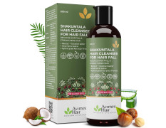 Avimee Herbal Shakuntala Hair Cleanser Shampoo For Hair Fall Control | With Keratin Protein & Nansyl | For Strong and Shiny Hair | Sulphate & Paraben Free For Men and Women | 200 mL