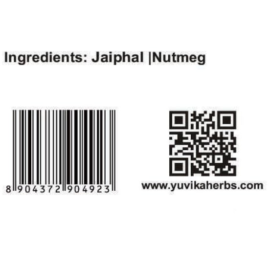 Yuvika Jaiphal Asli - Jathikai - Myristica fragrans - Nutmeg 50 Grams