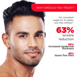 The Man Company 1% Retinol Face Serum for Men – 30ml | Hyaluronic Acid Base for All Skin Type | Reduces Fine Line & Wrinkles | Anti–Ageing Night Serum for Younger Looking Skin