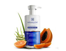 Mannlich De-Tan & Detox Body Wash (300 ml) | 2% Kojic Acid Body Wash for Pigmentation, Tan Removal, Deep Cleansing & Brightening with Multivitamin