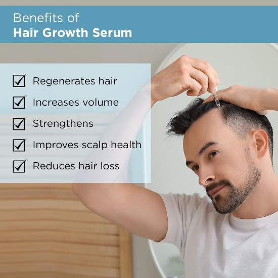 The Man Company Hair Growth Serum for Man (30ml) with 3% Redensyl, 4% Anagain, 3% Biacapil | Stimulates Hair Growth | Prevents Hair Fall | Improves Hair Strength The Man Company Hair Growth Serum for Man (30ml) with 3% Redensyl, 4% Anagain, 3% Biacapil | Stimulates Hair Growth | Prevents Hair Fall | Improves Hair Strength