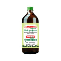 Baidyanath Bhringrajasav Syrup | The Ultimate Ayurvedic Solution for Respiratory Health, Liver Support, and Blood Purification | Helps in Hairfall & Premature Greying | 450 Ml