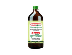 Baidyanath Bhringrajasav Syrup | The Ultimate Ayurvedic Solution for Respiratory Health, Liver Support, and Blood Purification | Helps in Hairfall & Premature Greying | 450 Ml