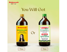 Baidyanath Bhringrajasav Syrup | The Ultimate Ayurvedic Solution for Respiratory Health, Liver Support, and Blood Purification | Helps in Hairfall & Premature Greying | 450 Ml