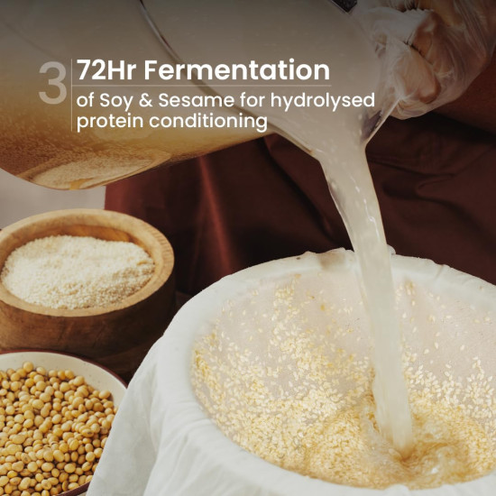 Nat Habit Hibiscus Navdha Shampoo for Hair Growth, Fermented Soy Gentle Cleanser for Long Thick Hair | Natural Shampoo for Oily Scalp & Dry Frizzy Hair with Amla For Women & Men, Sulfate Free| 2 X 250ml