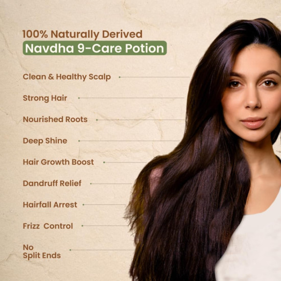 Nat Habit Aloe Peanut Navdha Shampoo - Natural Cleanser for Women & Men, Locks Intense Moisture, Renders Sheen, For Daily Hair Softness, 250ml Nat Habit Aloe Peanut Navdha Shampoo - Natural Cleanser for Women & Men, Locks Intense Moisture, Renders Sheen, For Daily Hair Softness, 250ml
