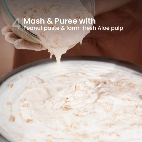 Nat Habit Aloe Peanut Navdha Shampoo - Natural Cleanser for Women & Men, Locks Intense Moisture, Renders Sheen, For Daily Hair Softness, 250ml Nat Habit Aloe Peanut Navdha Shampoo - Natural Cleanser for Women & Men, Locks Intense Moisture, Renders Sheen, For Daily Hair Softness, 250ml