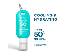 Earth Rhythm Cooling Aqua Surge SPF 50 Sunscreen Spray – Hydrates, Minimises Pores, Oxybenzone - Free