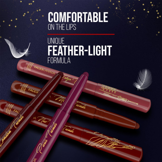 FACESCANADA Ultime Pro HD Intense Matte Lips + Primer - Tokyo Flex Alert N09, 1.4g, Limited Edition | 9HR Long Stay | Primer Infused For Flawless HD Matte Finish | Intense Color | Lightweight