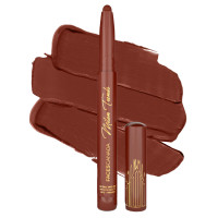 FACES CANADA Ultime Pro HD Intense Matte Lips + Primer - GOAT N10, 1.4g, Limited Edition | 9HR Long Stay | Primer Infused For Flawless HD Matte Finish | Intense Color | Lightweight