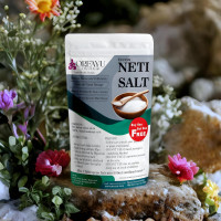 OREAYU ™ Copper Neti Yoga and Ayurveda Jala Neti Pot for Sinus with No. 4 Rubber Neti Sutra Nose Irrigation and Cleaning (5 Rubber neti sutra no 4, 200g neti salt and 250ml copper neti)