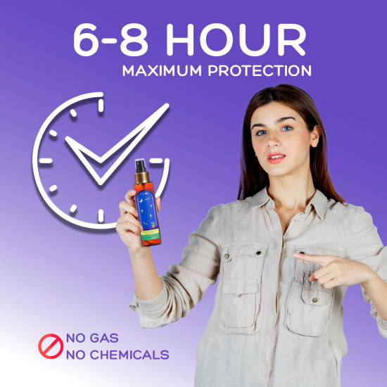 PHOOL LUXURY INCENSE Mosquito Repellent Room Spray I 120 ml|DEET-free|Babies & Mother safe|Protective Shield Against Mosquitos|Extended protection for upto 6+ hours|Scent of Rosemary & Lavender