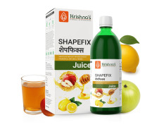 KRISHNA'S HERBAL & AYURVEDA Herbal Shapefix Juice With Natural Herbs, Helps In Weight Management, No Added Artificial Colors Or Flavours, Gluten Free - 1 Ltr (Pack Of 1)