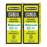 Baidyanath Asli Ayurved Isabgol - Psyllium Husk Powder 200 gm | Boosts Digestion | Constipation Relief Naturally | Rich Source Of Dietary Fiber Supplement (200gm (Pack of 2))
