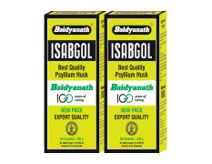 Baidyanath Asli Ayurved Isabgol - Psyllium Husk Powder 200 gm | Boosts Digestion | Constipation Relief Naturally | Rich Source Of Dietary Fiber Supplement (200gm (Pack of 2))