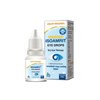 Jagat Pharma Isotine  ISO Amrit Ayurvedic Eye Drops for Tired & Dry Eyes 10 Ml |100% Ayurvedic Formula for Digital Eye Strain | For Dryness, Redness, Itching, Daily Use | AYUSH Certified (Pack of 1)