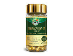 Zandu Ashwagandha KSM-66 (600 mg high dose formula) Tablets | Clinically Proven for 72% Decrease in stress and anxiety levels I Boosts Energy & Strength | 60 tablets I 100% Pure Root Extract