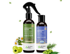 Avimee Herbal Super Saver Combo for Hair Growth & Hair Fall | Rosemary Water (200mL) | Rosemary Oil (100mL)