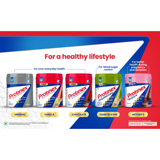 Protinex Diabetes Care (Creamy Vanilla Flavor, 1 Kg, BIB) Scientifically Designed Formula to help support Blood Sugar Control and Reduction in Cholesterol, 1 count, 40 servings