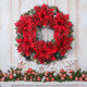 BAOTUJIA 12Pcs Red Christmas Poinsettias Flowers Decoration Artificial Flowers for Christmas Tree Ornaments Suitable for Home Christmas Decorations Xmas Tree Decorations Items Wreath Making