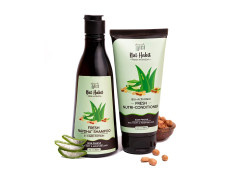 Nat Habit Aloe Peanut Shampoo & Conditioner Combo for Women & Men| Aloevera, Amla Reetha Shikakai Daily Cleanser for Soft & Hair Moisture Natural Protein Conditioner and Shampoo for Dry & Frizzy Hair