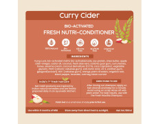 Nat Habit Curry Cider Shampoo & Conditioner for Women & Men | Amla Reetha Shikakai Shampoo for Hair Fall & Growth | Sulphate-Free Natural Hair Kit for Soft, Shiny Hair & Hydration