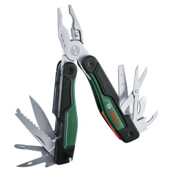 BOSCH 16-in-1 Multi-Tool with 16 Functions for Versatile Home and DIY Use, Compact and Durable Design with a safety pouch