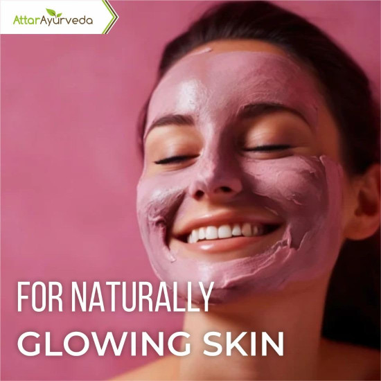 Attar Ayurveda Rose petal powder 100 grams | Ideal for Skin and Face | 100% Pure and Natural, No Preservative | Antioxidant Support To Revitalize Skin Health