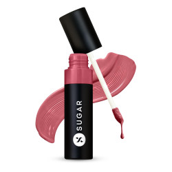 SUGAR Cosmetics Partner In Shine Transferproof Glossy Lipstick | Lasts upto 24hrs | Transferproof & Smudgeproof - 3ml - 03 Blush Brandy