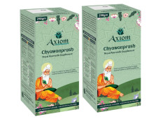 Axiom Royal Ayurvedic Chyawanprash|Made With Kashmiri Saffron, Desi Cow (A2) Ghee With 40+ Ayurvedic Herbs|Helps To Build Strength & Stamina For All Age Groups - 250Gm(Pack Of 2)