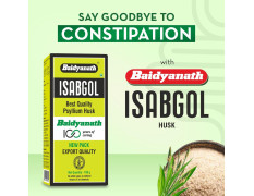 Baidyanath Asli Ayurved Isabgol - Psyllium Husk Powder 100gm | Boosts Digestion | Constipation Relief Naturally | Rich Source Of Dietary Fiber Supplement ((Pack Of 1-100gm))
