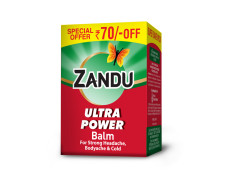 Zandu Ultra Power Balm | For Pain Relief from Strong Headache, Bodyaches & Cold | Bone, Joint & Muscle Care | 50 ML