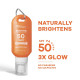 Earth Rhythm Glow Surge Vitamin C & E Brightening Sunscreen Spray SPF 50, No Parabens & No Oxybenzone