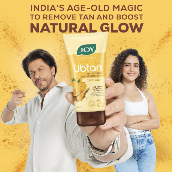 JOY Face Wash Combo Pack|Skin Fruits Brightening, Ubtan Tan Removal & Blemish Minimizing, And Spots & Tan Clear |For Radiant, Clear, And Healthy Skin (3 X 150Ml)