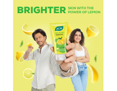 Joy Day & Night Face Cleansing Combo With Brightening Lemon Face Wash 150ml & Charcoal Face Wash 150ml (Combo Pack) (2 Items in the set)