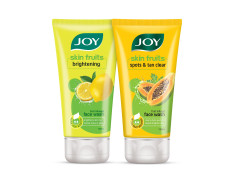 Joy Signature Facewash Combo with Brightening Lemon Face Wash 150ml & Spots & Tan Removing Papaya Face Wash 150ml (2 Items in the set)