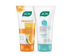 Joy Brightening & Moisture Balancing Face Cleansing Combo For Day & Night Routine (150mlx2)