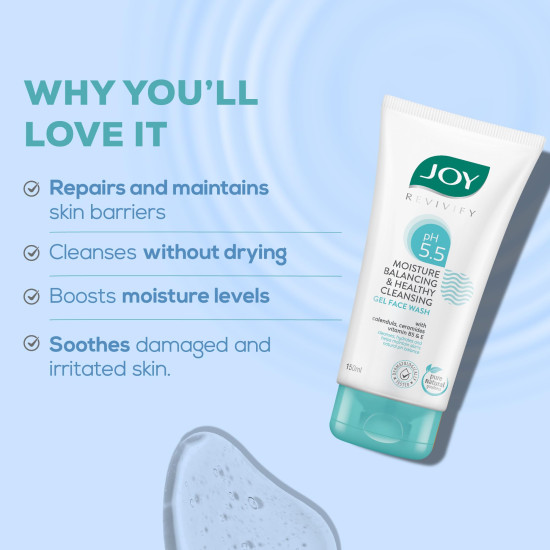 Joy Brightening & Moisture Balancing Face Cleansing Combo For Day & Night Routine (150mlx2)