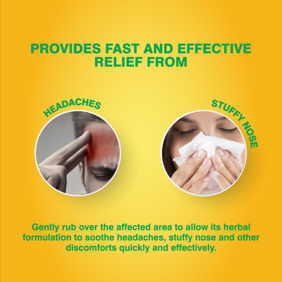 Tiger Balm Ayurvedic Pain Relief Oil 28ml | Effective Relief from Headache, Stuffy Nose, Travel Sickness, Dizziness and Insect Bites Tiger Balm Ayurvedic Pain Relief Oil 28ml | Effective Relief from Headache, Stuffy Nose, Travel Sickness, Dizziness and Insect Bites