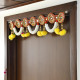 CraftVatika Torans for Entrance Door Diwali Decoration Items for Home Decor, Main Door, Lving Room, Torans for Pooja Room Diwali Decor Item (36 Inch Length), Red and White