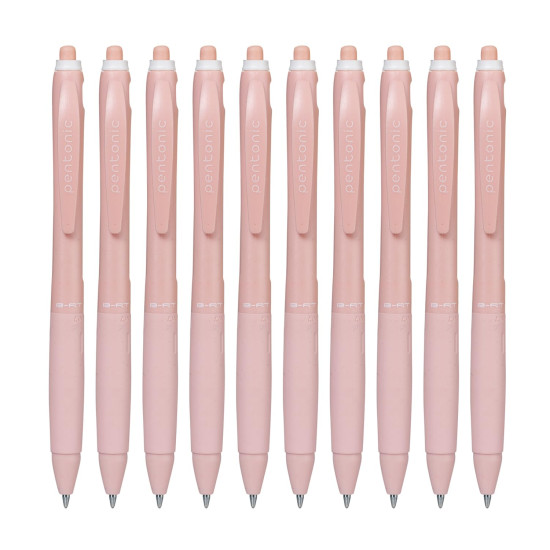 Pentonic B-RT Shades 0.7 mm Ball Point Pen Box Pack | Red Ink, Pack of 10 Pentonic B-RT Shades 0.7 mm Ball Point Pen Box Pack | Red Ink, Pack of 10