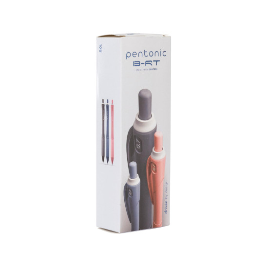 Pentonic B-RT Shades 0.7 mm Ball Point Pen Box Pack | Red Ink, Pack of 10 Pentonic B-RT Shades 0.7 mm Ball Point Pen Box Pack | Red Ink, Pack of 10