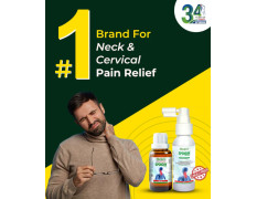 Bhargava Phytolab Spondin Drops Advanced Fast Neck Pain Relief,Effective Homeopathic Remedy for Numbness, Stiffness & Shoulder Pain 30Ml Pack of 2