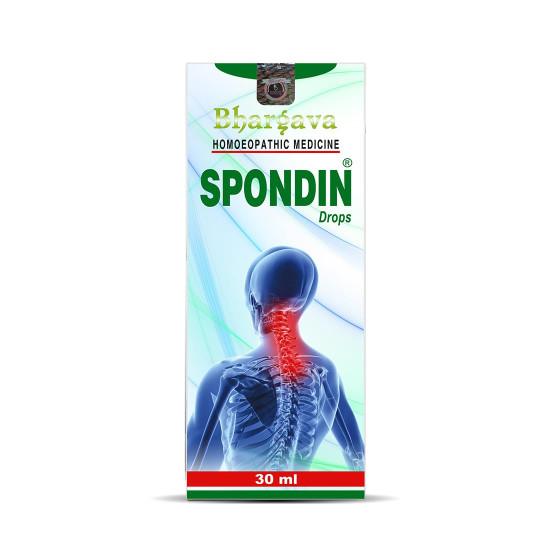 Bhargava Phytolab Spondin Drops Advanced Fast Neck Pain Relief,Effective Homeopathic Remedy for Numbness, Stiffness & Shoulder Pain 30Ml Pack of 2 Bhargava Phytolab Spondin Drops Advanced Fast Neck Pain Relief,Effective Homeopathic Remedy for Numbness, Stiffness & Shoulder Pain 30Ml Pack of 2