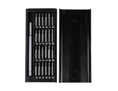 Spartan 24 in 1 Mini Precision Screwdriver Set With Case | Magnetic Head, Nickel Plated Alloy Bits, 24 Different Bits, Micro Bits | Suitable for Mobile Phone, Tablet, PC, Household Repair (Pack of 1)