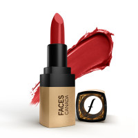FACES CANADA Comfy Matte Velvet Touch Lipstick - Red Velvet Cake 01, 4.2g | Velvety Matte Finish | 8HR Longstay | Intense Colour | Hydrating Lips | Smooth Application