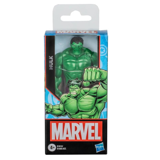 Marvel Hulk Action Figure, 6-Inch, Super Hero Toy for Kids Ages 4 Years and Above